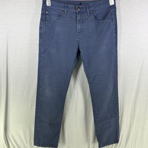 Johnnie-O Mens Straight Leg Pants Blue 34/28 Jeans Comfort Stretch